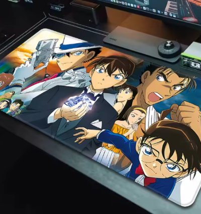 Detective Conan Mouse Pad - Design 3 - size 300x800x2mm